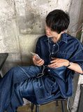 Line Brush Wide Denim