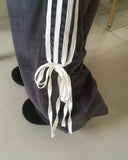 Hoal Track Ribbon Velvet Training Pants