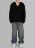 Mohair Vneck knit