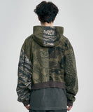 Camouflage Zip-Up Hooded Jacket