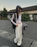 Tabe cotton wide pants