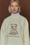 Finder True Bullium Embroidery Brushed Sweatshirt