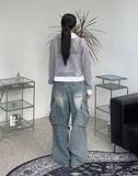 Lind Big Cargo Banding Denim Pants