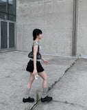 Lit Tiered Mini Skirt Pants