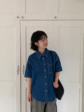 Kelgo Summer Denim Over Short Sleeve Shirt