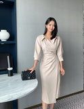 Vinta Collar Shirring One Piece