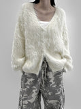 Louis Brush Fur Cardigan