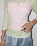 LACE POINT SLEEVELESS
