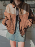 Mob Balloon suede jumper