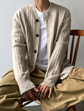 Cashmere ribbed cardigan