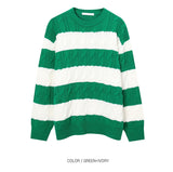 Park cable stripe knit