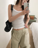 Muted Basic Ribbed Sleeveless