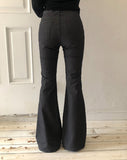 Paulver Eyelet Bootcut Pants