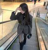 Belt Strap Short Coat
