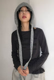 CIRCLE FRILL SLEEVE T