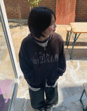 Choheed two-way stripe hood zip-up