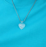 SWIRL HEART NECKLACE