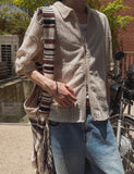 Harros Crochet Short Sleeve Zip-Up