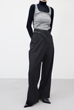 Chopine Cutout Unbalanced Slacks