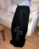 Soen Cross Bead Fur Wide Training Long Pants