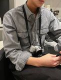 Antique Stitch Denim Shirt