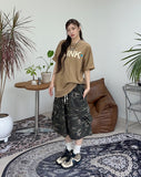 Lucien Camo Cargo Bermuda Pants