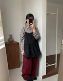 Dashu Pigment Color Wide Pants