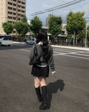 Hiyo Pleated Mini Skirt Pants