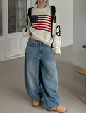 Feed Balloon Wide Denim Pants