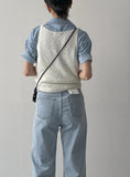 [Short sleeve ver.] Lucky denim loose fit shirt