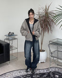 Edin Brush Curved Denim Pants