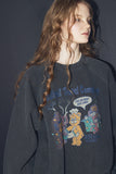 Delight Bear Raglan Pigment Sweatshirt