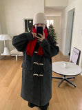 [unisex] Ruoi quilted hood duffel long coat