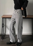 Shadow Gray Wide Denim