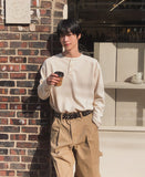 Roach Waffle Henley Neck Long Sleeve