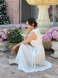 Winned High Neck Satin Sleeveless One Piece (Strap Set)