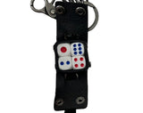 [Cowhide] DICE TASSEL KEYRING