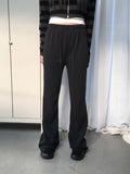 [Mink Lining] Fine Line Bootcut Training Pants