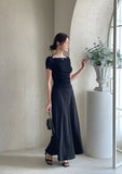 Miereu Summer Satin Banding Skirt