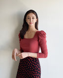 Liabel Square Neck Puff T-shirt