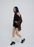 [U-BASIC] Vince scene line ribbed sleeveless