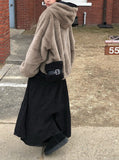Hiya Reversible Hood Fur Jacket Jumper