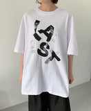 [unisex] Akel Printing Over Short Sleeve Tee
