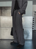 Gakuran pintuck wide pants