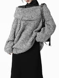 Fluffy long over knit