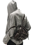 Shadow Loop Zip-Up Hoodie