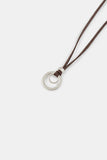 Double ring western necklace