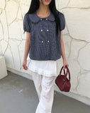 Peanut Nylon Wrap Skirt Pants