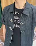 Sedon buckle check shirt jacket