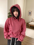 What Goff Core String Brushed Hooded T-shirt